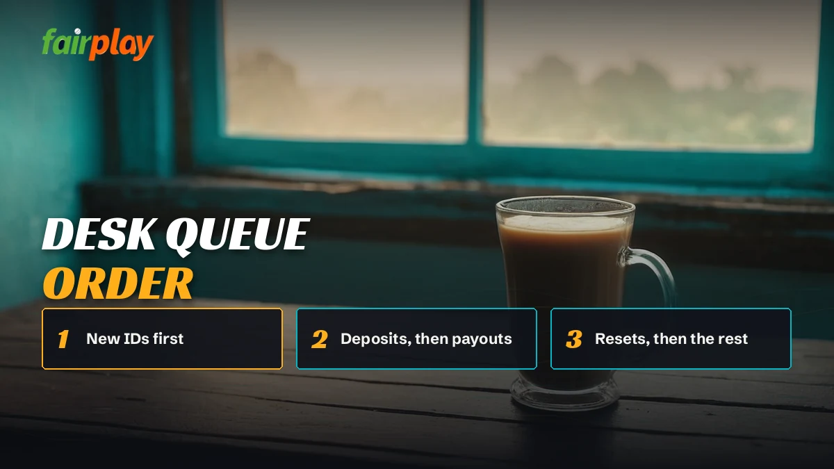 Player checking a UPI receipt reference before pasting it into the FairPlay desk chat